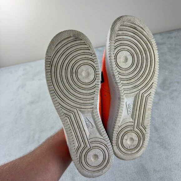 Nike Air Force 1 Just Do It Bright Orange Men’s Sneakers Size 8 US - AR7719-800 - Picture 15 of 16